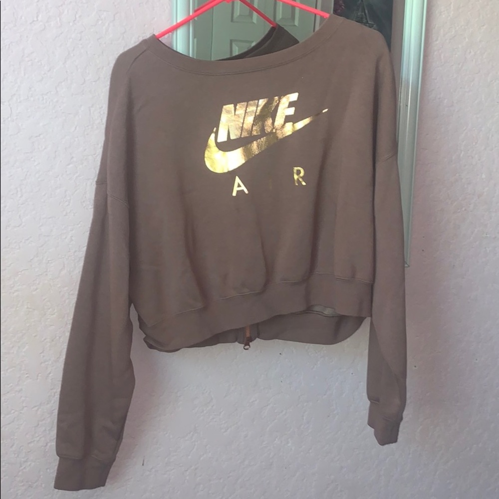 Nike air crop top hoodie
